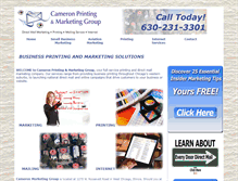 Tablet Screenshot of cameronpmg.com